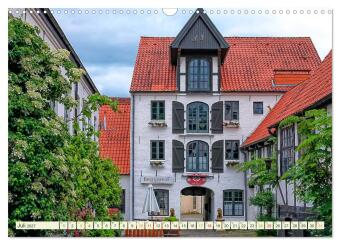 Bezauberndes Flensburg (Wandkalender 2027 DIN A3 quer), CALVENDO Monatskalender