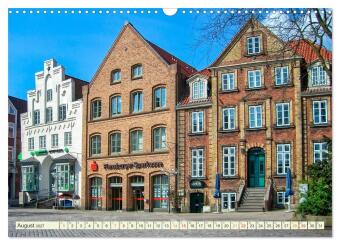 Bezauberndes Flensburg (Wandkalender 2027 DIN A3 quer), CALVENDO Monatskalender