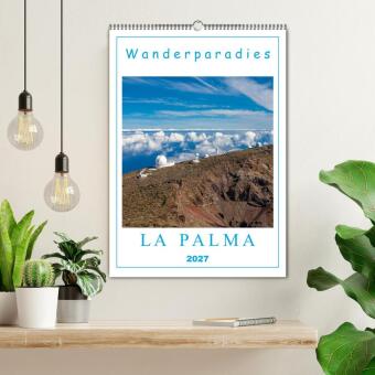 Wanderparadies La Palma (Wandkalender 2027 DIN A2 hoch), CALVENDO Monatskalender