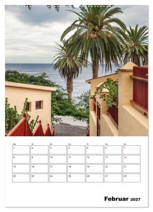 Wanderparadies La Palma (Wandkalender 2027 DIN A2 hoch), CALVENDO Monatskalender