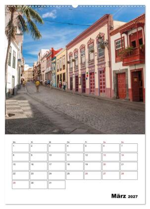 Wanderparadies La Palma (Wandkalender 2027 DIN A2 hoch), CALVENDO Monatskalender