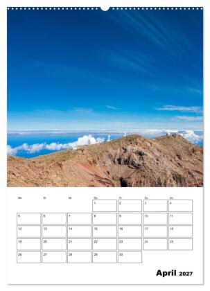 Wanderparadies La Palma (Wandkalender 2027 DIN A2 hoch), CALVENDO Monatskalender