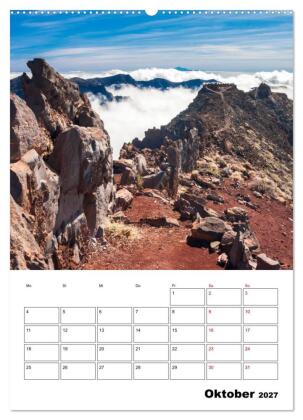 Wanderparadies La Palma (hochwertiger Premium Wandkalender 2027 DIN A2 hoch), Kunstdruck in Hochglanz