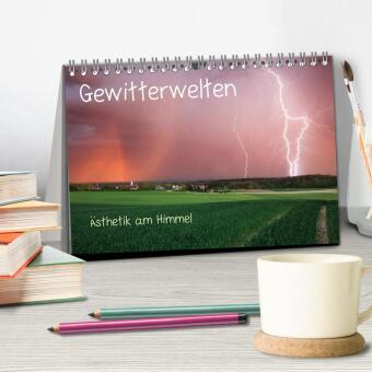 Gewitterwelten (Tischkalender 2027 DIN A5 quer), CALVENDO Monatskalender
