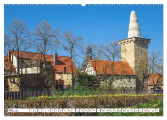 Kupferstadt Hettstedt (hochwertiger Premium Wandkalender 2027 DIN A2 quer), Kunstdruck in Hochglanz