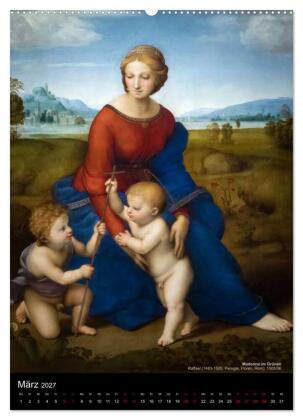 Maria - Mutter Gottes (hochwertiger Premium Wandkalender 2027 DIN A2 hoch), Kunstdruck in Hochglanz