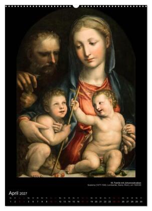Maria - Mutter Gottes (hochwertiger Premium Wandkalender 2027 DIN A2 hoch), Kunstdruck in Hochglanz