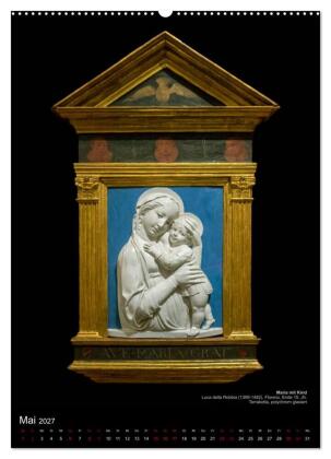Maria - Mutter Gottes (hochwertiger Premium Wandkalender 2027 DIN A2 hoch), Kunstdruck in Hochglanz