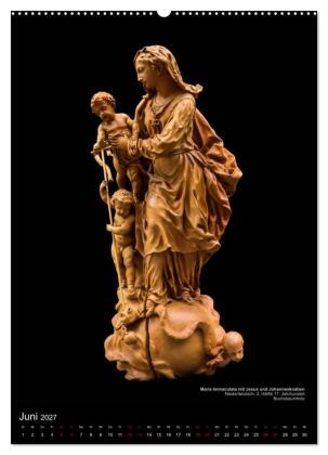 Maria - Mutter Gottes (hochwertiger Premium Wandkalender 2027 DIN A2 hoch), Kunstdruck in Hochglanz