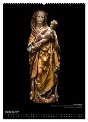 Maria - Mutter Gottes (hochwertiger Premium Wandkalender 2027 DIN A2 hoch), Kunstdruck in Hochglanz