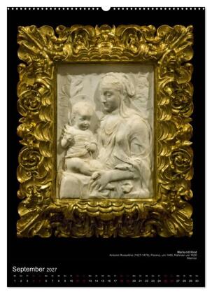Maria - Mutter Gottes (hochwertiger Premium Wandkalender 2027 DIN A2 hoch), Kunstdruck in Hochglanz