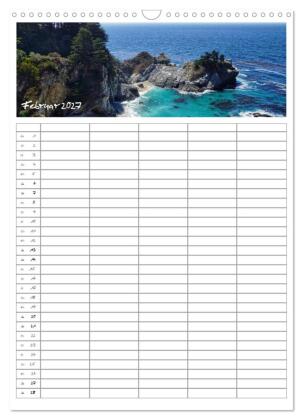 Kalifornien - Familienplaner 2027 (Wandkalender 2027 DIN A3 hoch), CALVENDO Monatskalender