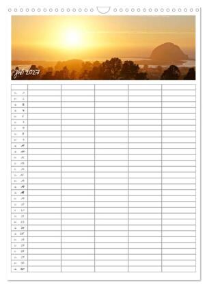 Kalifornien - Familienplaner 2027 (Wandkalender 2027 DIN A3 hoch), CALVENDO Monatskalender