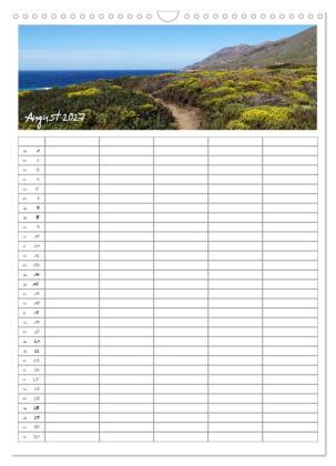 Kalifornien - Familienplaner 2027 (Wandkalender 2027 DIN A3 hoch), CALVENDO Monatskalender