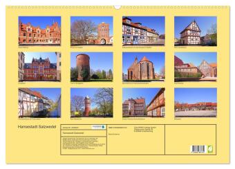 Hansestadt Salzwedel (Wandkalender 2027 DIN A2 quer), CALVENDO Monatskalender