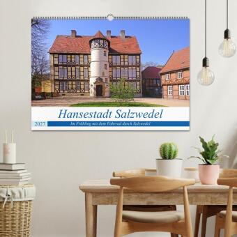 Hansestadt Salzwedel (Wandkalender 2027 DIN A2 quer), CALVENDO Monatskalender