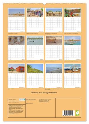 Gambia und Senegal erleben (hochwertiger Premium Wandkalender 2027 DIN A2 hoch), Kunstdruck in Hochglanz