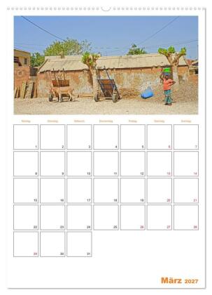 Gambia und Senegal erleben (hochwertiger Premium Wandkalender 2027 DIN A2 hoch), Kunstdruck in Hochglanz