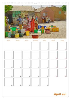 Gambia und Senegal erleben (hochwertiger Premium Wandkalender 2027 DIN A2 hoch), Kunstdruck in Hochglanz