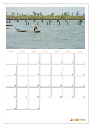 Gambia und Senegal erleben (hochwertiger Premium Wandkalender 2027 DIN A2 hoch), Kunstdruck in Hochglanz