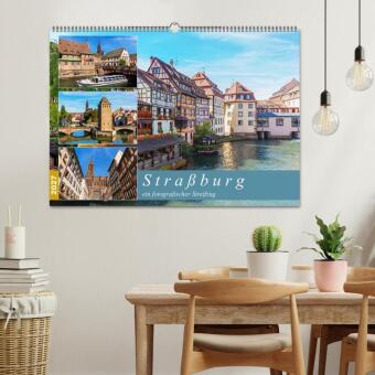 Straßburg - ein fotografischer Streifzug (Wandkalender 2027 DIN A2 quer), CALVENDO Monatskalender