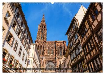 Straßburg - ein fotografischer Streifzug (Wandkalender 2027 DIN A2 quer), CALVENDO Monatskalender