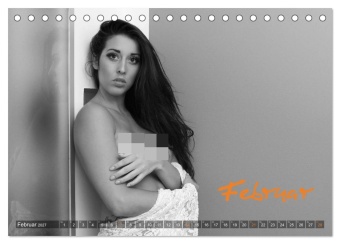 Erotik Fotoart Klassische Aktfotografie (Tischkalender 2027 DIN A5 quer), CALVENDO Monatskalender