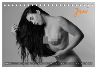 Erotik Fotoart Klassische Aktfotografie (Tischkalender 2027 DIN A5 quer), CALVENDO Monatskalender