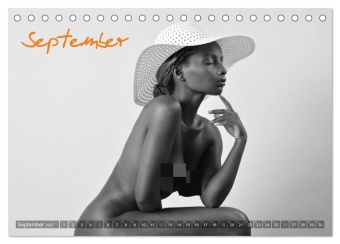 Erotik Fotoart Klassische Aktfotografie (Tischkalender 2027 DIN A5 quer), CALVENDO Monatskalender