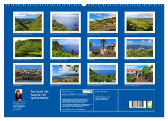 Archipel der Azoren im Nordatlantik (hochwertiger Premium Wandkalender 2027 DIN A2 quer), Kunstdruck in Hochglanz