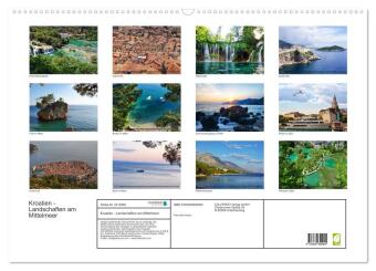 Kroatien - Landschaften am Mittelmeer (Wandkalender 2027 DIN A2 quer), CALVENDO Monatskalender