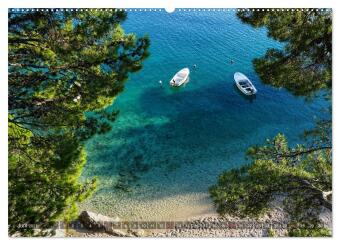 Kroatien - Landschaften am Mittelmeer (Wandkalender 2027 DIN A2 quer), CALVENDO Monatskalender