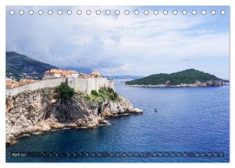 Kroatien - Landschaften am Mittelmeer (Tischkalender 2027 DIN A5 quer), CALVENDO Monatskalender