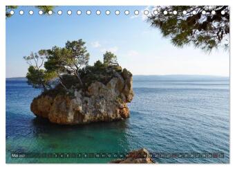 Kroatien - Landschaften am Mittelmeer (Tischkalender 2027 DIN A5 quer), CALVENDO Monatskalender