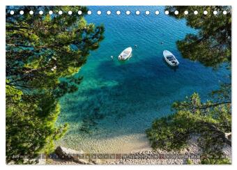 Kroatien - Landschaften am Mittelmeer (Tischkalender 2027 DIN A5 quer), CALVENDO Monatskalender