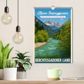 Alpine Impressionen Berchtesgadener Land (Wandkalender 2027 DIN A4 hoch), CALVENDO Monatskalender