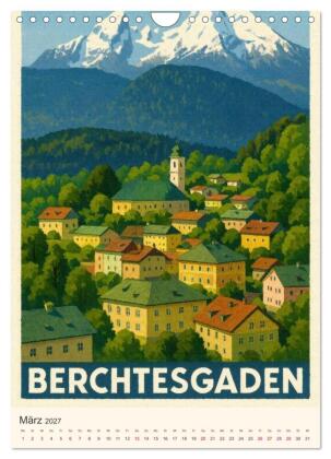 Alpine Impressionen Berchtesgadener Land (Wandkalender 2027 DIN A4 hoch), CALVENDO Monatskalender