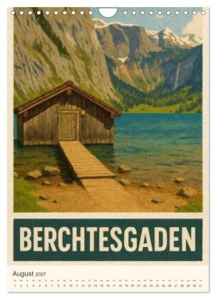 Alpine Impressionen Berchtesgadener Land (Wandkalender 2027 DIN A4 hoch), CALVENDO Monatskalender