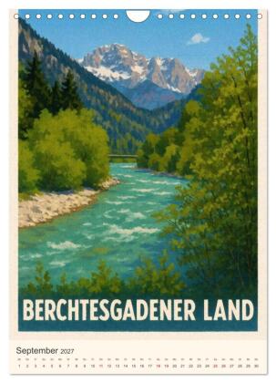 Alpine Impressionen Berchtesgadener Land (Wandkalender 2027 DIN A4 hoch), CALVENDO Monatskalender