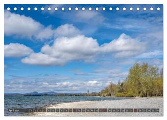 Die Halbinsel Mettnau - Erholungsort im Bodensee (Tischkalender 2027 DIN A5 quer), CALVENDO Monatskalender