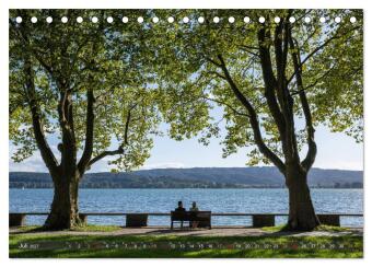 Die Halbinsel Mettnau - Erholungsort im Bodensee (Tischkalender 2027 DIN A5 quer), CALVENDO Monatskalender