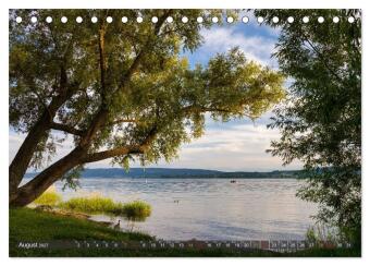 Die Halbinsel Mettnau - Erholungsort im Bodensee (Tischkalender 2027 DIN A5 quer), CALVENDO Monatskalender