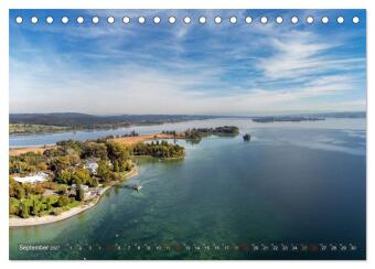 Die Halbinsel Mettnau - Erholungsort im Bodensee (Tischkalender 2027 DIN A5 quer), CALVENDO Monatskalender