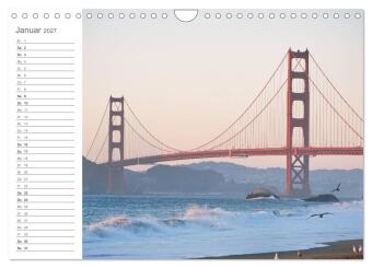 Kalifornien - wunderschöne Westküste (Wandkalender 2027 DIN A4 quer), CALVENDO Monatskalender