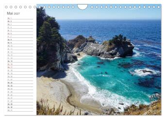 Kalifornien - wunderschöne Westküste (Wandkalender 2027 DIN A4 quer), CALVENDO Monatskalender