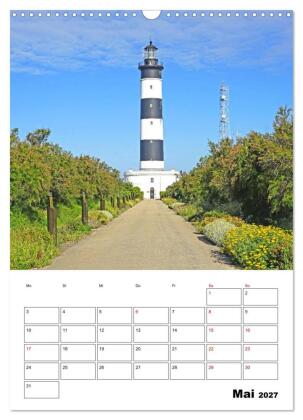 Frankreich erleben (Wandkalender 2027 DIN A3 hoch), CALVENDO Monatskalender