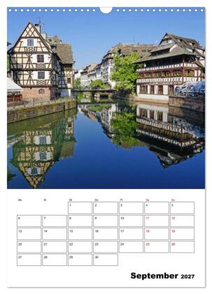 Frankreich erleben (Wandkalender 2027 DIN A3 hoch), CALVENDO Monatskalender