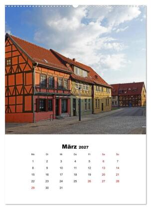 Haldensleben in Sachsen-Anhalt (hochwertiger Premium Wandkalender 2027 DIN A2 hoch), Kunstdruck in Hochglanz