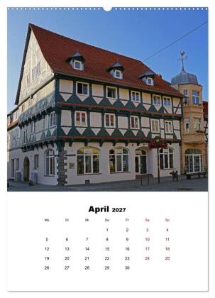 Haldensleben in Sachsen-Anhalt (hochwertiger Premium Wandkalender 2027 DIN A2 hoch), Kunstdruck in Hochglanz