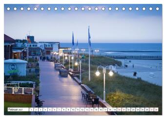 Wangerooge - Momente einer Reise (Tischkalender 2027 DIN A5 quer), CALVENDO Monatskalender